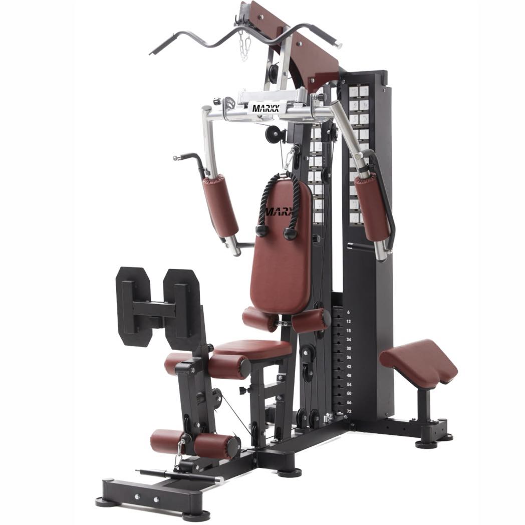 Home Gym with Leg Press Marxx Home Gym System with Leg Press (160lb Weight Stack) - Image 1