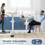 Electric Sit-Stand Desk (55", White) - Image 2