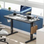 Electric Sit-Stand Desk (55", Black) - Image 4