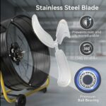 High Velocity Steel Drum Fan (24IN, 3 Speed) - Image 5